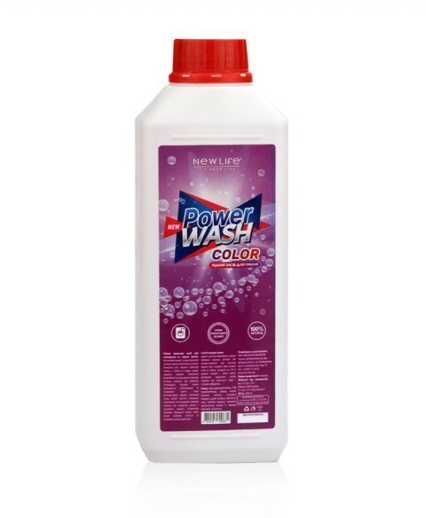 Liquid detergent for washing colored POWER WASH COLOR 1l